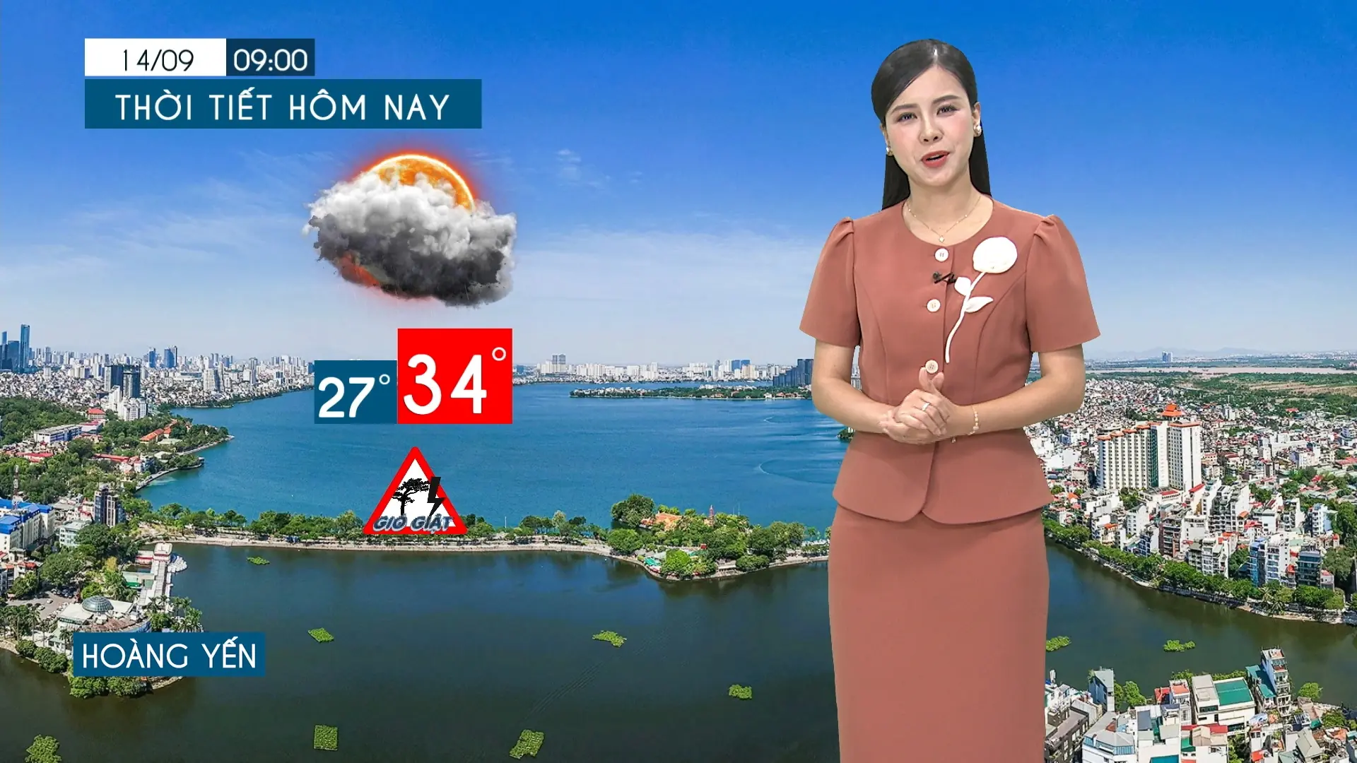 Dự báo thời tiết tối | 14/09/2025